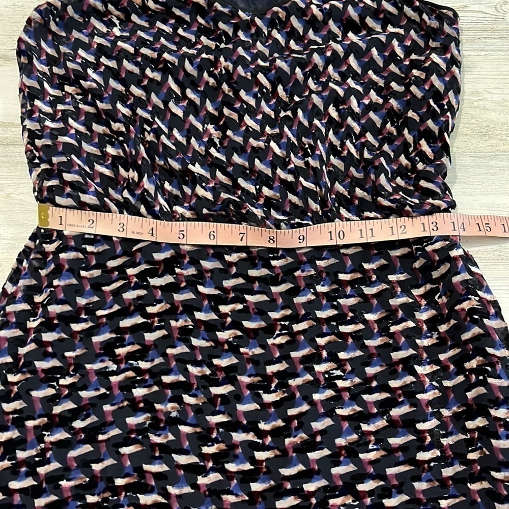 Marc By Marc Jacobs Velvet Devore Puzzle Dress Size 2 - Picture 11 of 13